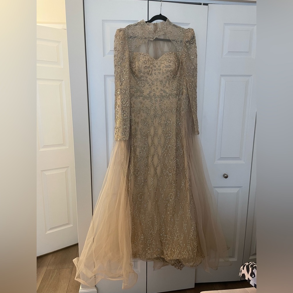 Stunning Gold Fancy Gown
